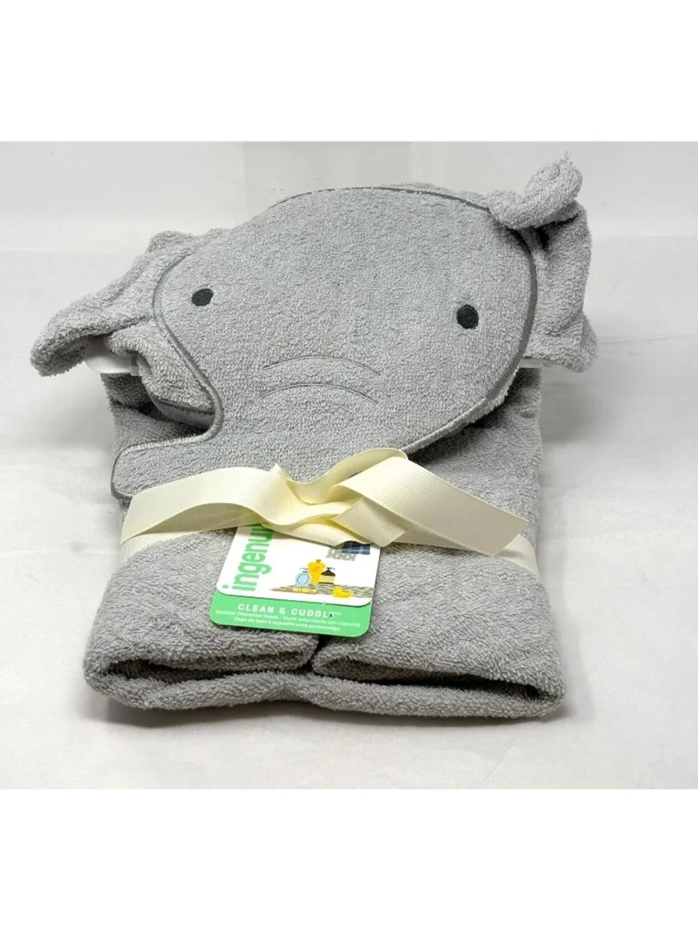 INGENUITY Clean & Cuddly Elephant Hooded Bath Beach Towel